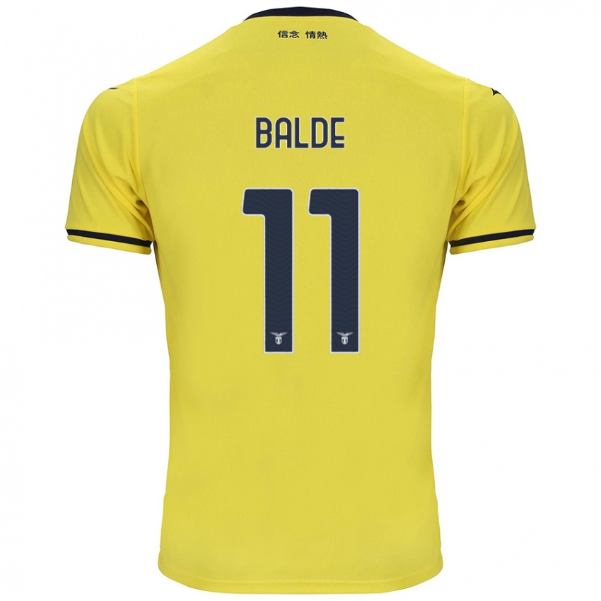 Hombre Camiseta Mahamadou Balde #11 Amarillo 2ª Equipación 2024/25 La Camisa Argentina