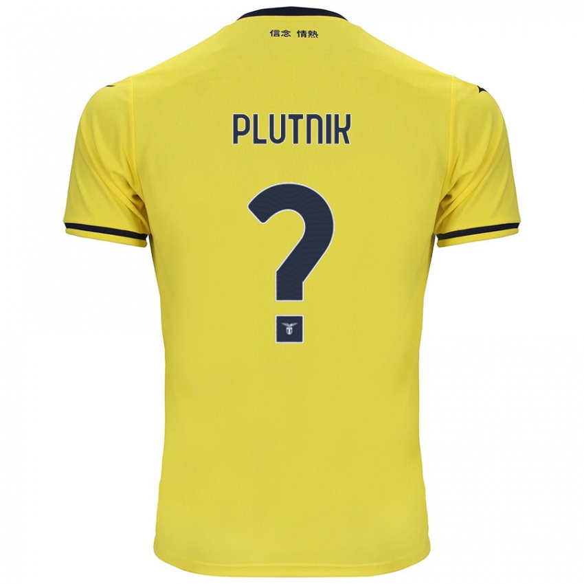 Hombre Camiseta Artem Plutnik #0 Amarillo 2ª Equipación 2024/25 La Camisa Argentina