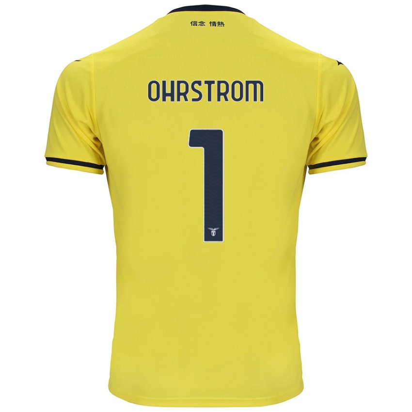 Hombre Camiseta Stephanie Ohrstrom #1 Amarillo 2ª Equipación 2024/25 La Camisa Argentina