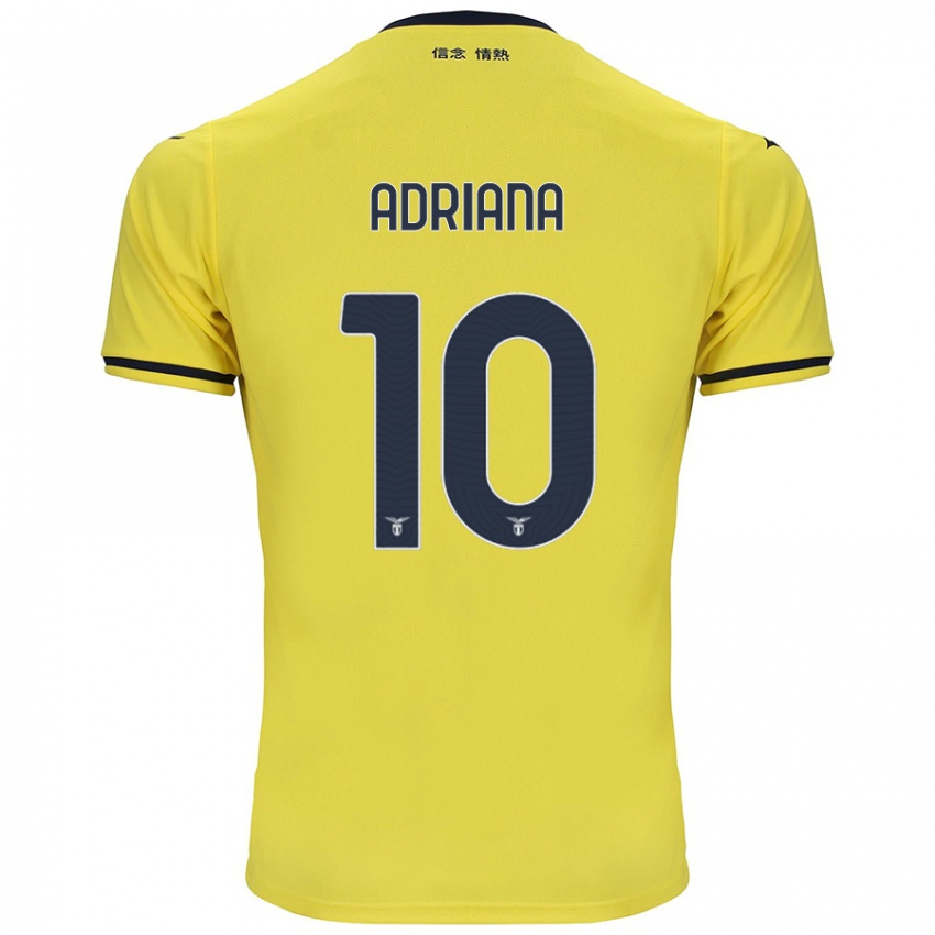 Hombre Camiseta Adriana Martín Santamaría #10 Amarillo 2ª Equipación 2024/25 La Camisa Argentina