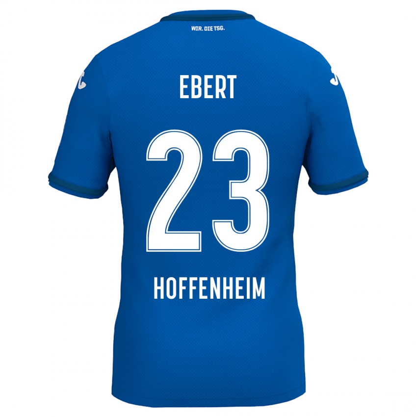 Mujer Camiseta Darijo Ebert #23 Azul Real 1ª Equipación 2024/25 La Camisa Argentina