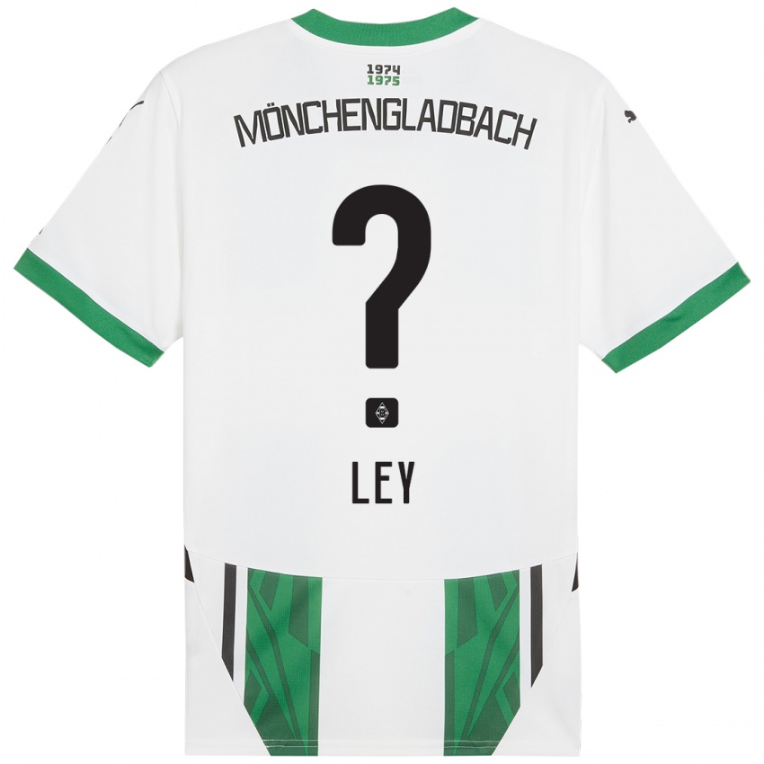 Mujer Camiseta Marlon Ley #0 Blanco Verde 1ª Equipación 2024/25 La Camisa Argentina