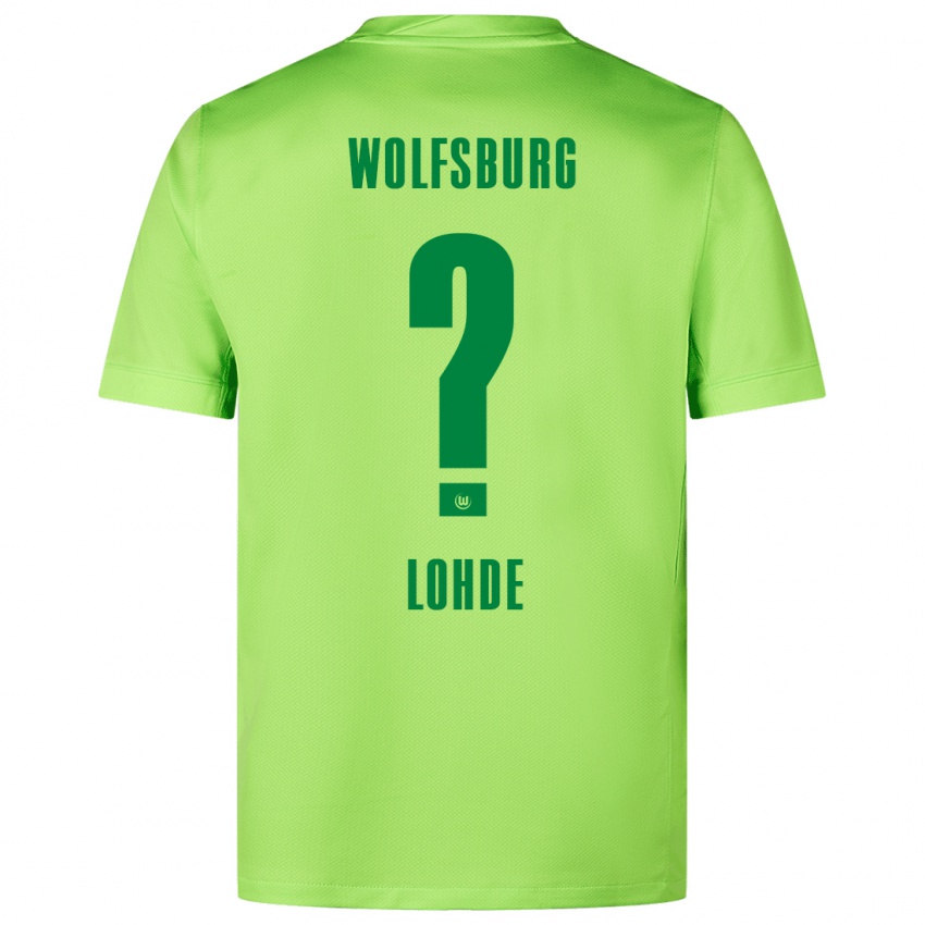 Mujer Camiseta Sven Lohde #0 Verde Fluorescente 1ª Equipación 2024/25 La Camisa Argentina