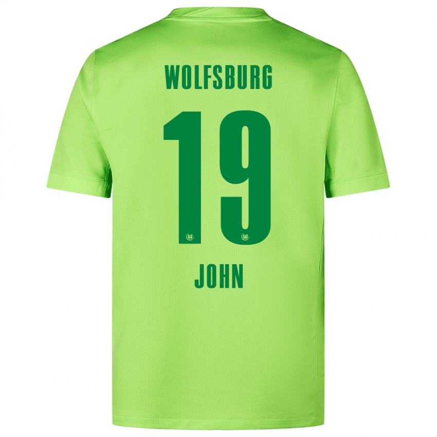 Mujer Camiseta Michael John #19 Verde Fluorescente 1ª Equipación 2024/25 La Camisa Argentina