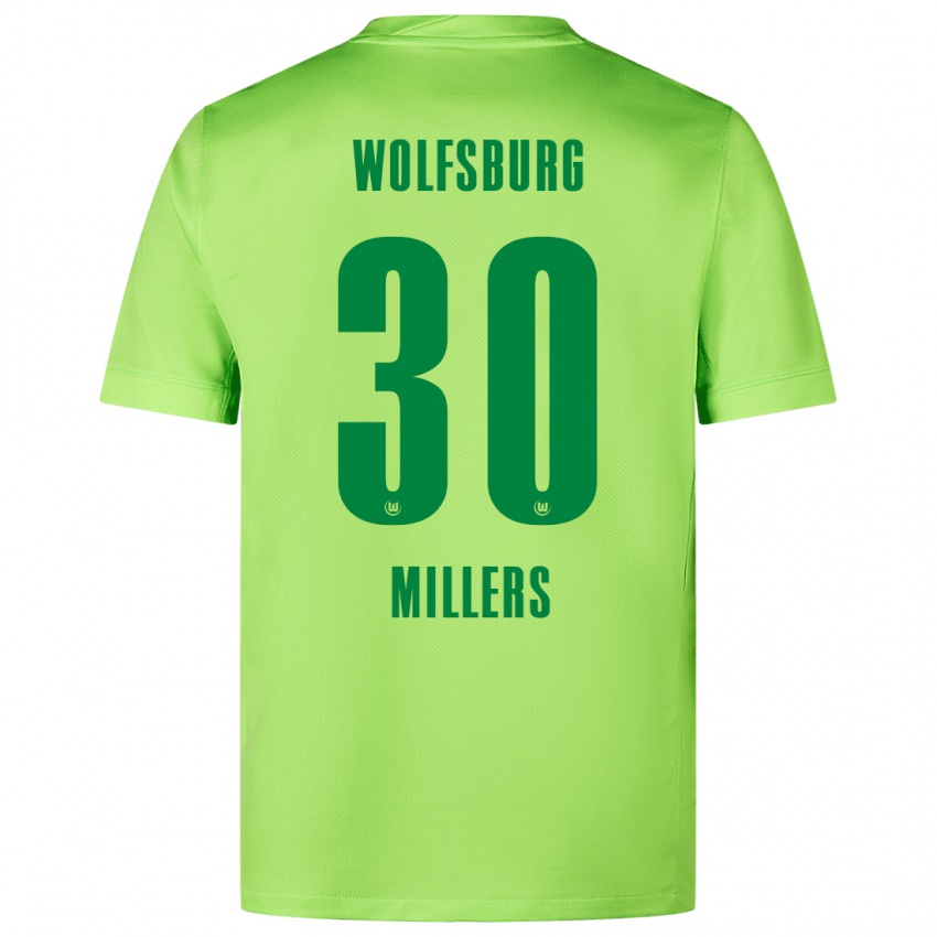 Mujer Camiseta Kristers Millers #30 Verde Fluorescente 1ª Equipación 2024/25 La Camisa Argentina