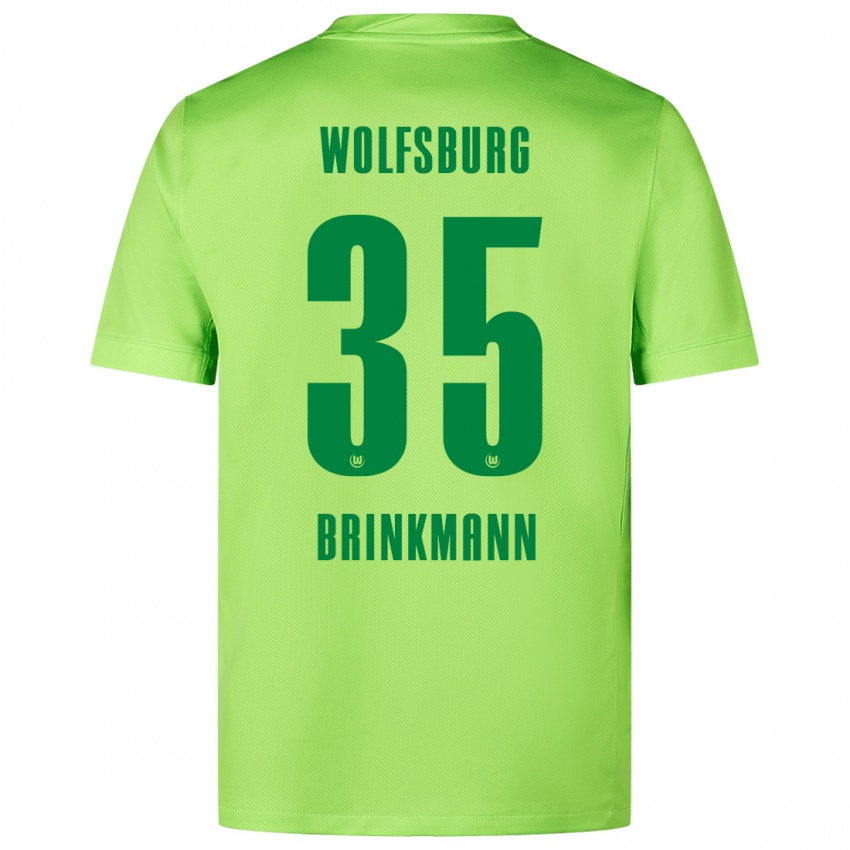 Mujer Camiseta Karla Brinkmann #35 Verde Fluorescente 1ª Equipación 2024/25 La Camisa Argentina