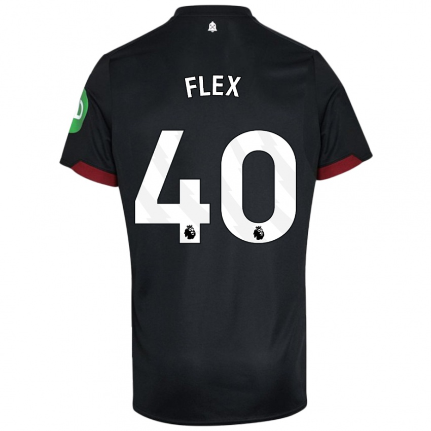 Mujer Camiseta Armstrong Oko Flex #40 Negro Blanco 2ª Equipación 2024/25 La Camisa Argentina