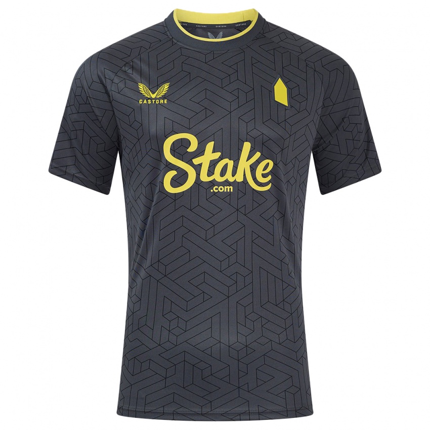 Mujer Camiseta Asmir Begovic #0 Negro Amarillo 2ª Equipación 2024/25 La Camisa Argentina