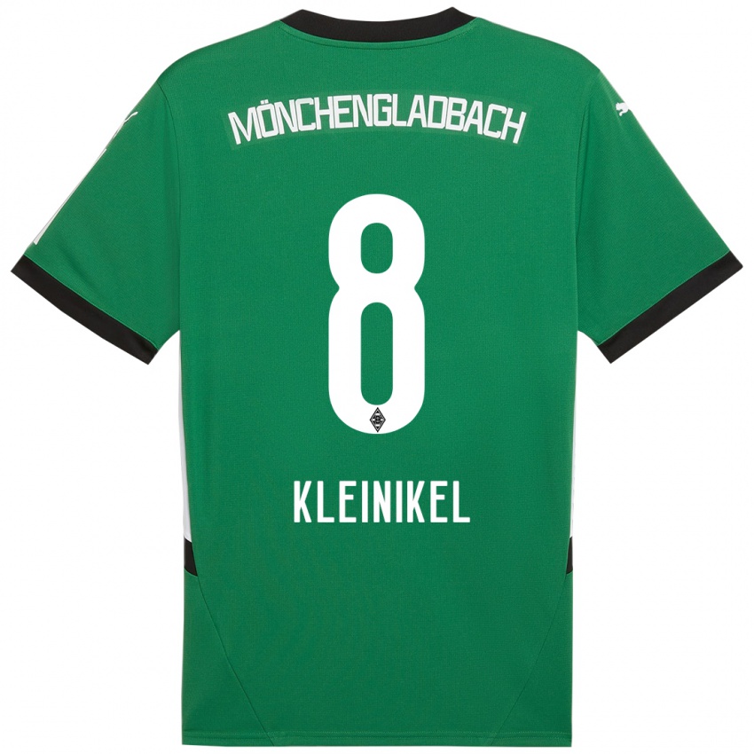 Mujer Camiseta Nadja Kleinikel #8 Verde Blanco 2ª Equipación 2024/25 La Camisa Argentina