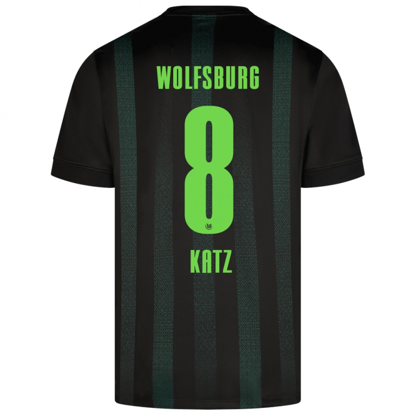 Mujer Camiseta Bruno Katz #8 Verde Oscuro 2ª Equipación 2024/25 La Camisa Argentina