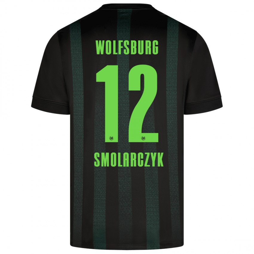 Mujer Camiseta Nelly Smolarczyk #12 Verde Oscuro 2ª Equipación 2024/25 La Camisa Argentina