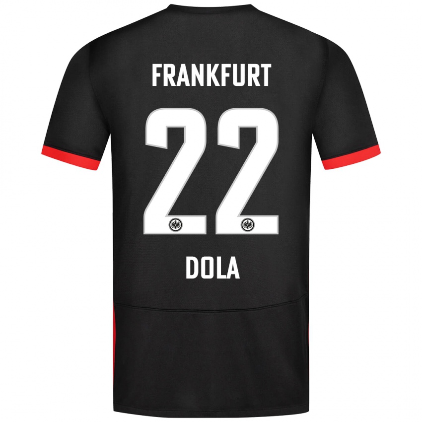 Mujer Camiseta Igor Dola #22 Negro 2ª Equipación 2024/25 La Camisa Argentina