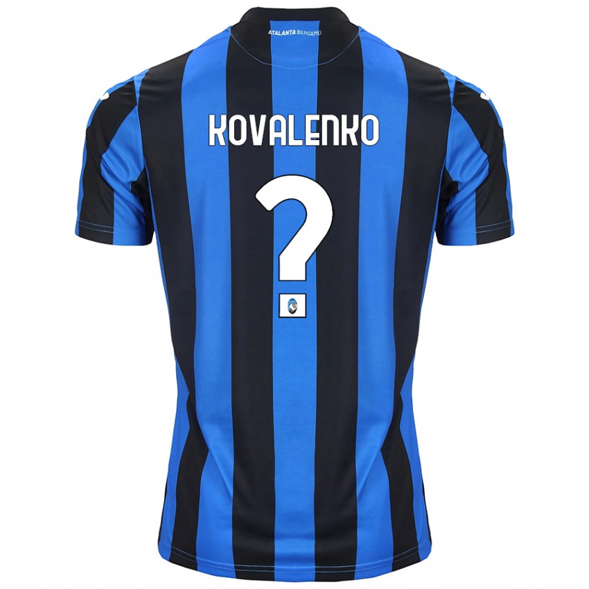 Niño Camiseta Viktor Kovalenko #0 Azul Negro 1ª Equipación 2024/25 La Camisa Argentina