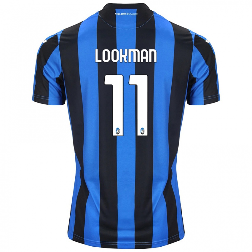 Niño Camiseta Ademola Lookman #11 Azul Negro 1ª Equipación 2024/25 La Camisa Argentina