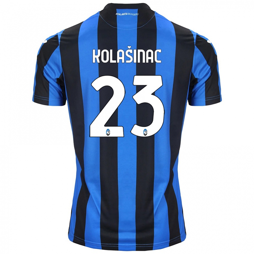 Niño Camiseta Sead Kolasinac #23 Azul Negro 1ª Equipación 2024/25 La Camisa Argentina