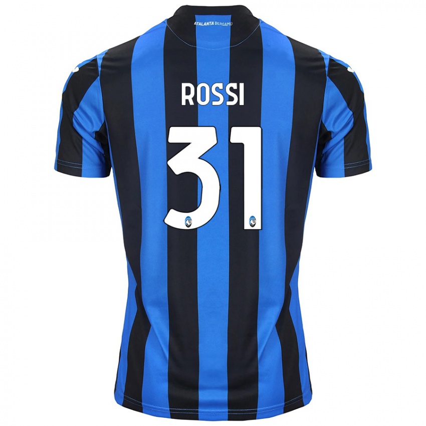 Niño Camiseta Francesco Rossi #31 Azul Negro 1ª Equipación 2024/25 La Camisa Argentina