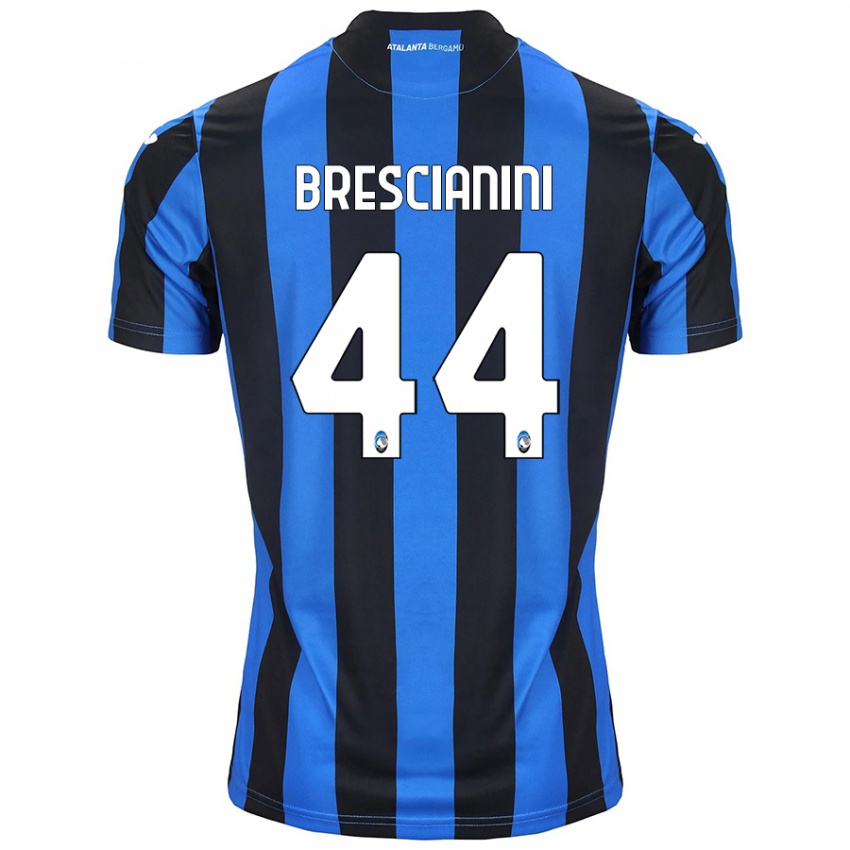 Niño Camiseta Marco Brescianini #44 Azul Negro 1ª Equipación 2024/25 La Camisa Argentina