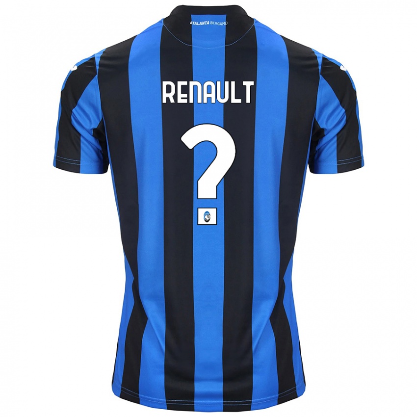 Niño Camiseta Guillaume Renault #0 Azul Negro 1ª Equipación 2024/25 La Camisa Argentina