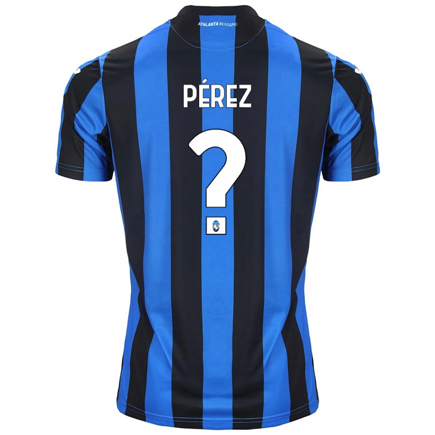 Niño Camiseta David Pérez #0 Azul Negro 1ª Equipación 2024/25 La Camisa Argentina