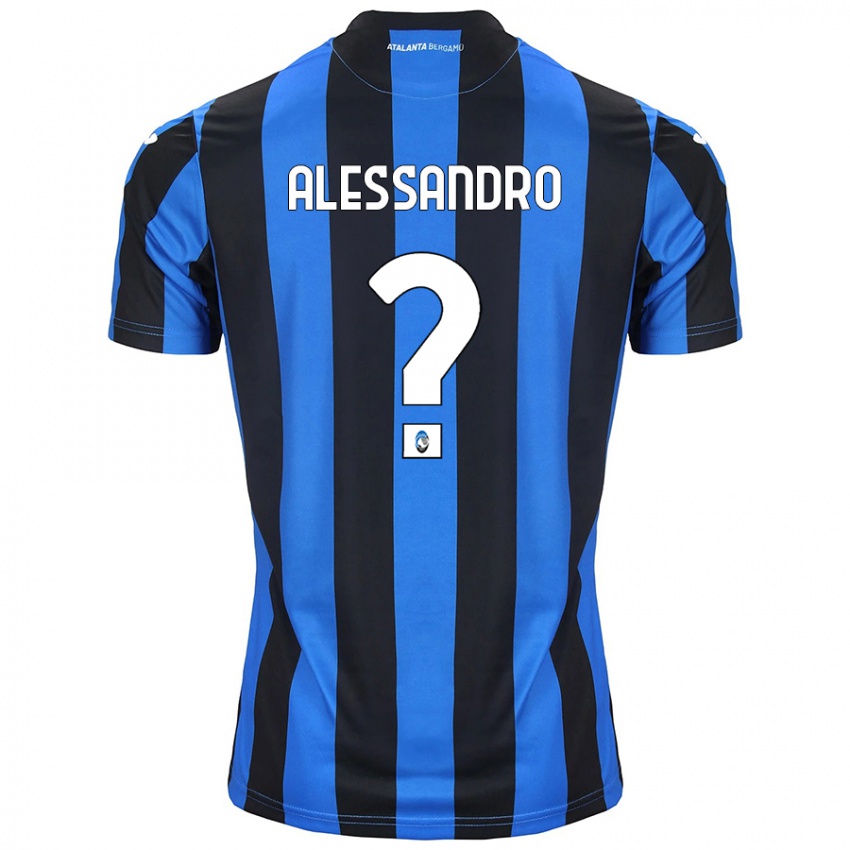 Niño Camiseta Alessandro Rinaldi #0 Azul Negro 1ª Equipación 2024/25 La Camisa Argentina