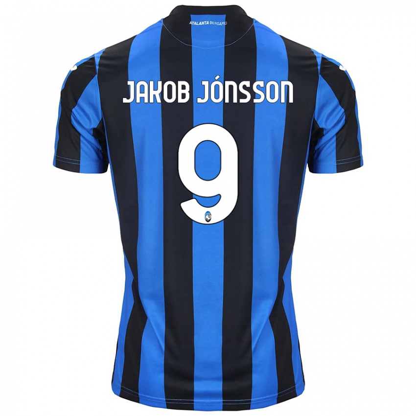 Niño Camiseta Birkir Jakob Jónsson #9 Azul Negro 1ª Equipación 2024/25 La Camisa Argentina