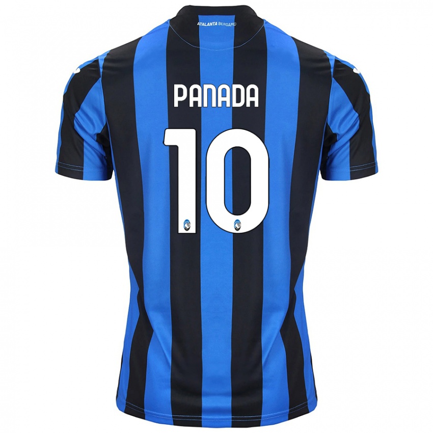 Niño Camiseta Simone Panada #10 Azul Negro 1ª Equipación 2024/25 La Camisa Argentina