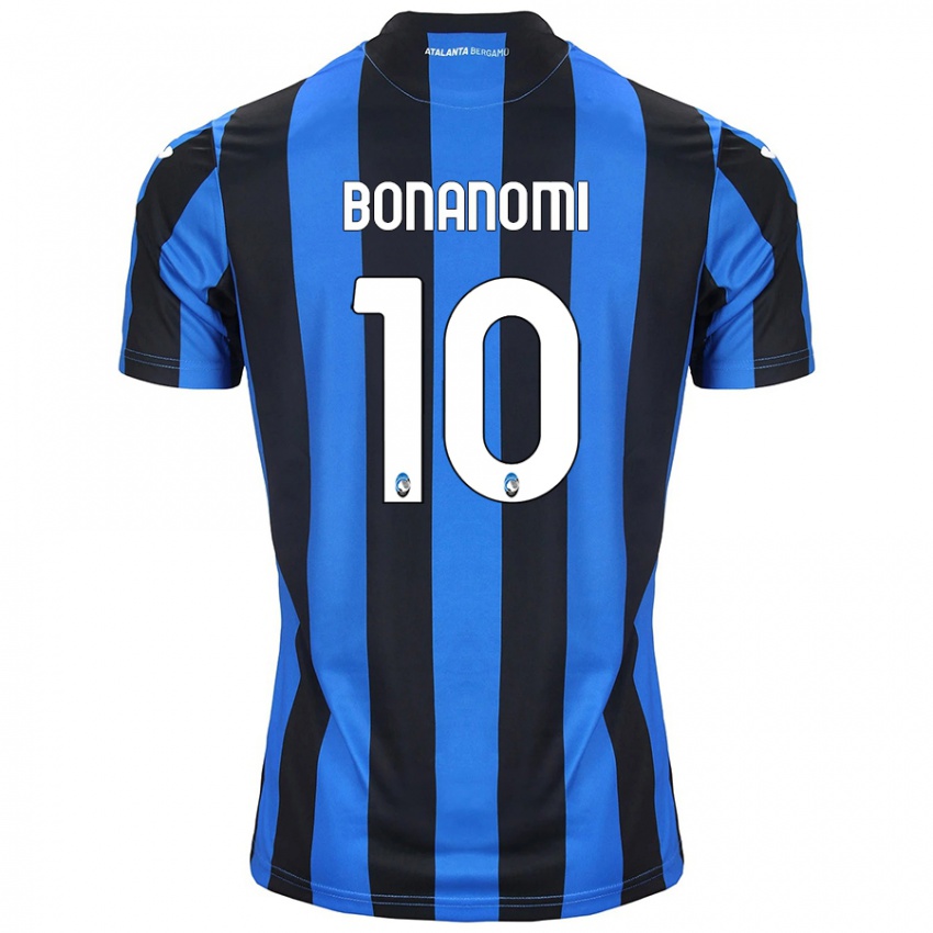 Niño Camiseta Andrea Bonanomi #10 Azul Negro 1ª Equipación 2024/25 La Camisa Argentina