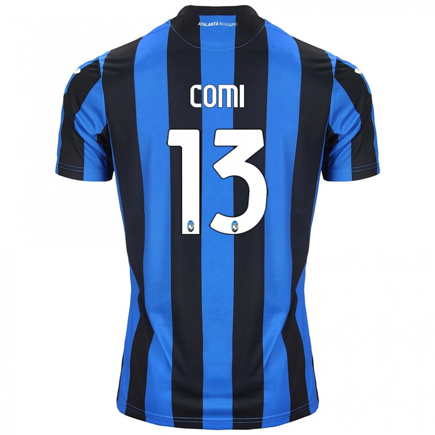 Niño Camiseta Pietro Comi #13 Azul Negro 1ª Equipación 2024/25 La Camisa Argentina