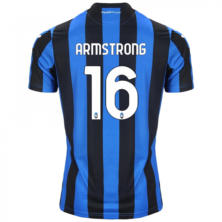 Niño Camiseta Daniel Armstrong #16 Azul Negro 1ª Equipación 2024/25 La Camisa Argentina