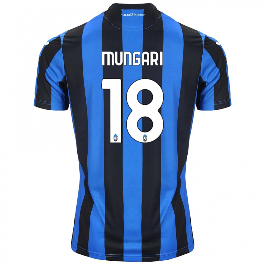 Niño Camiseta Giuseppe Mungari #18 Azul Negro 1ª Equipación 2024/25 La Camisa Argentina