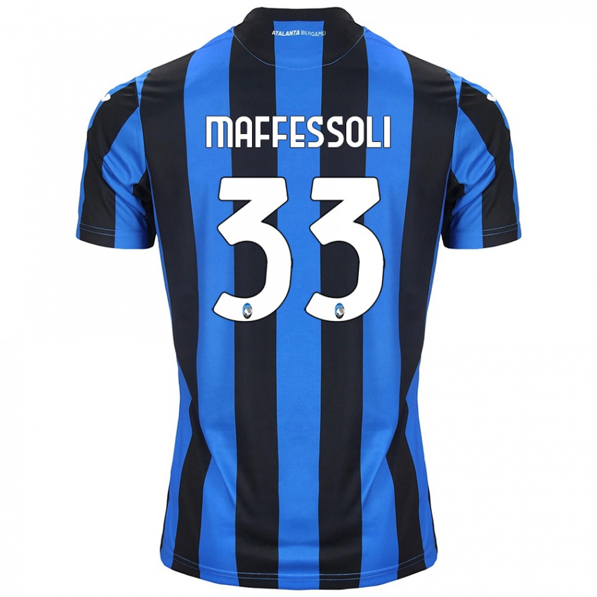 Niño Camiseta Manuel Maffessoli #33 Azul Negro 1ª Equipación 2024/25 La Camisa Argentina