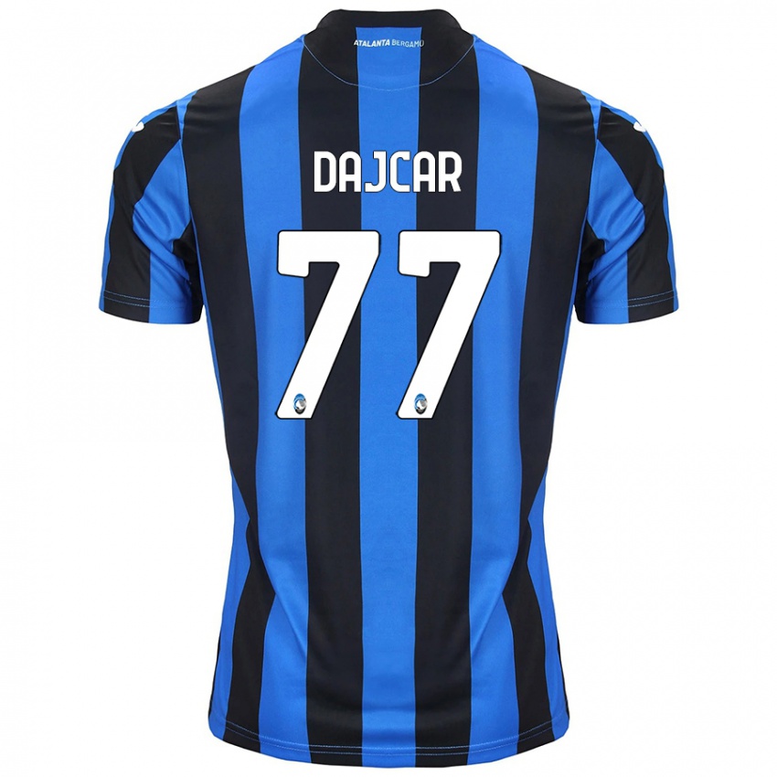 Niño Camiseta Matevz Dajcar #77 Azul Negro 1ª Equipación 2024/25 La Camisa Argentina