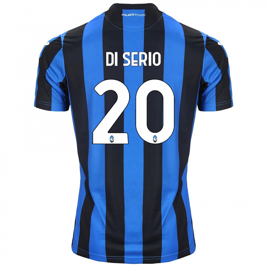 Niño Camiseta Giuseppe Di Serio #20 Azul Negro 1ª Equipación 2024/25 La Camisa Argentina