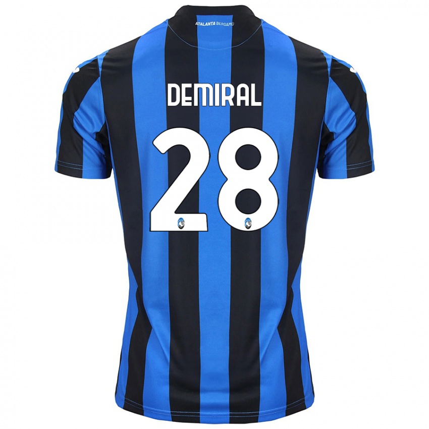 Niño Camiseta Merih Demiral #28 Azul Negro 1ª Equipación 2024/25 La Camisa Argentina