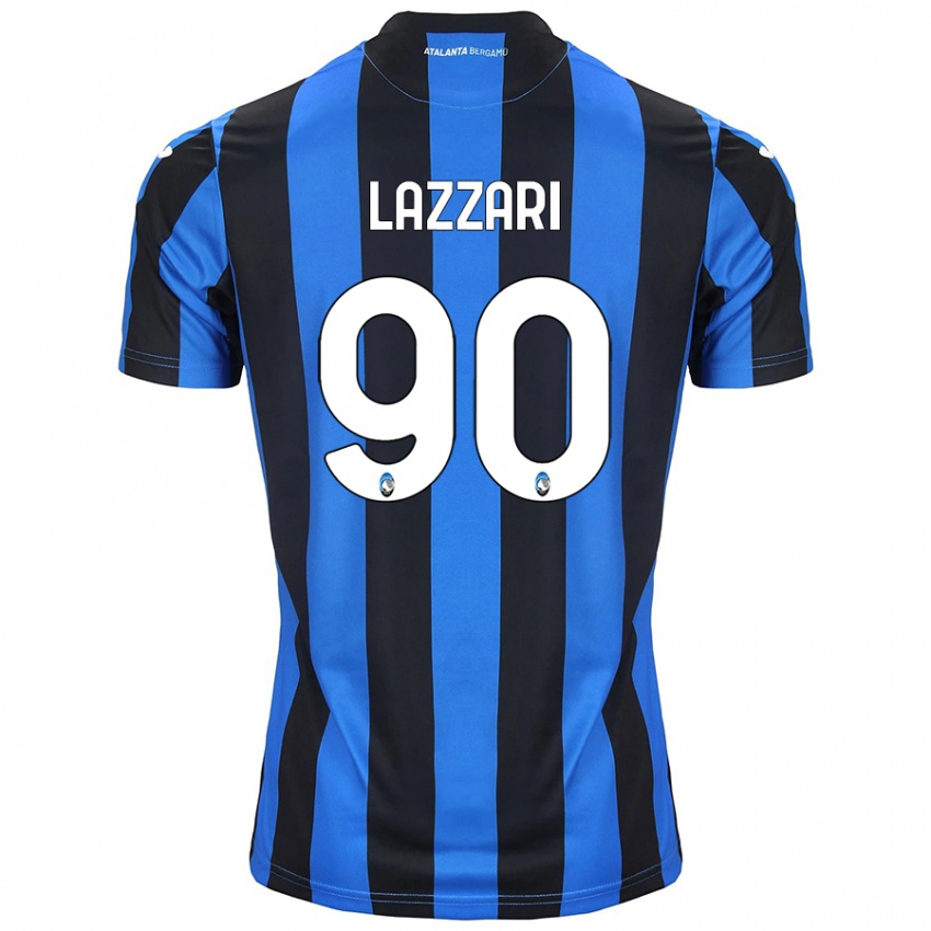 Niño Camiseta Ilaria Lazzari #90 Azul Negro 1ª Equipación 2024/25 La Camisa Argentina