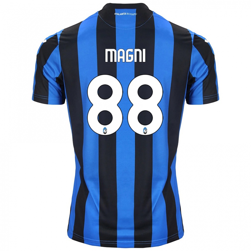 Niño Camiseta Gloria Magni #88 Azul Negro 1ª Equipación 2024/25 La Camisa Argentina