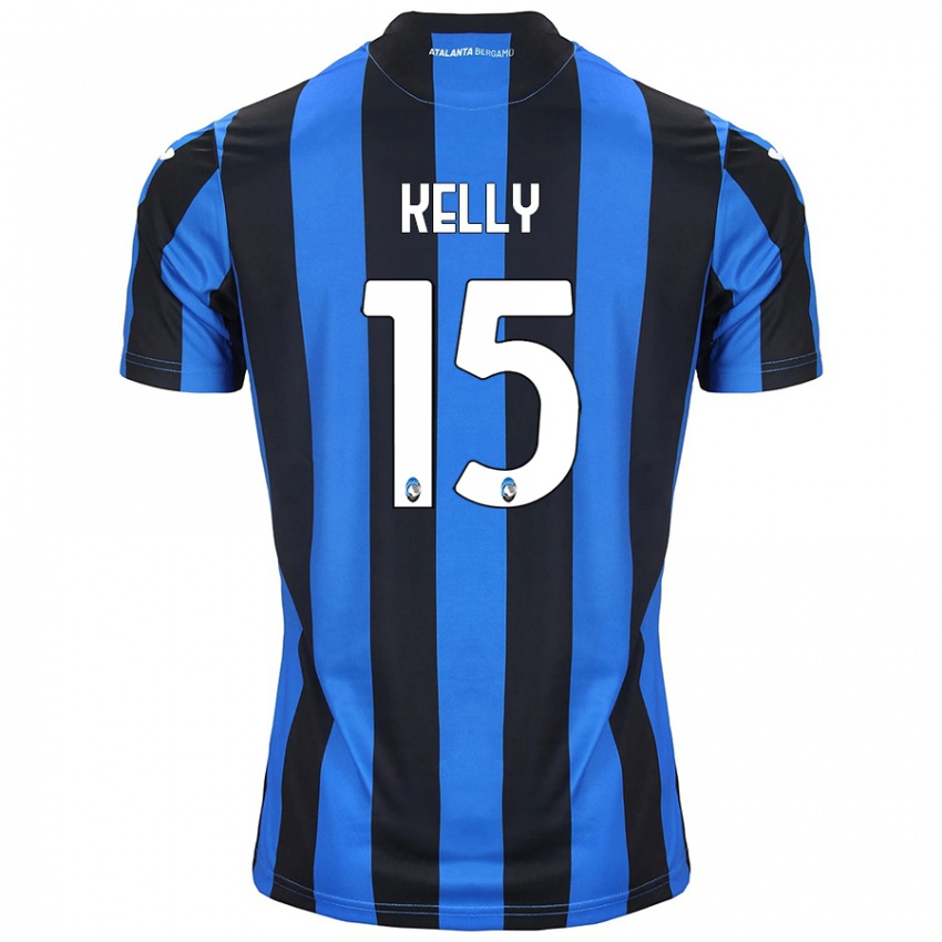 Niño Camiseta Maegan Kelly #15 Azul Negro 1ª Equipación 2024/25 La Camisa Argentina