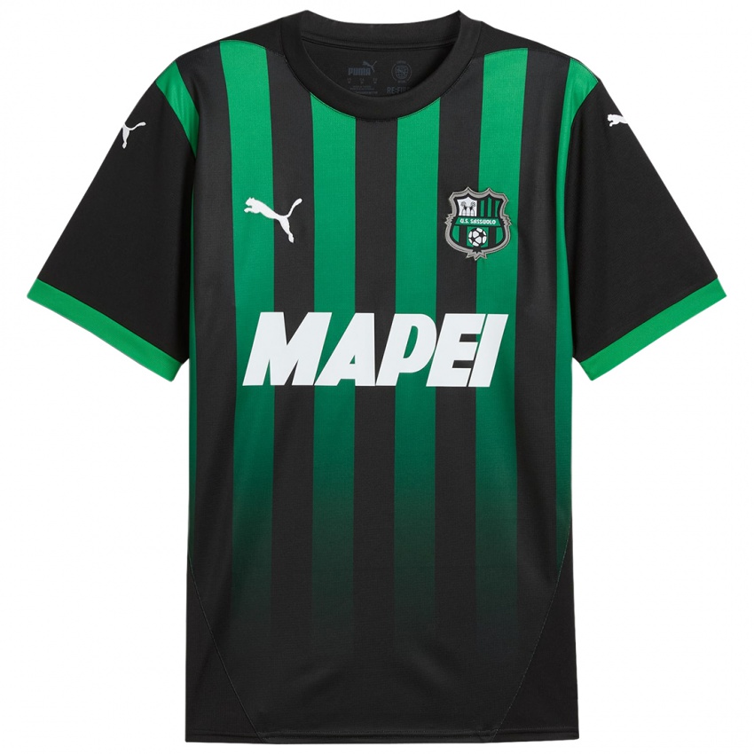 Niño Camiseta Giorgia Tudisco #23 Negro Verde Oscuro 1ª Equipación 2024/25 La Camisa Argentina