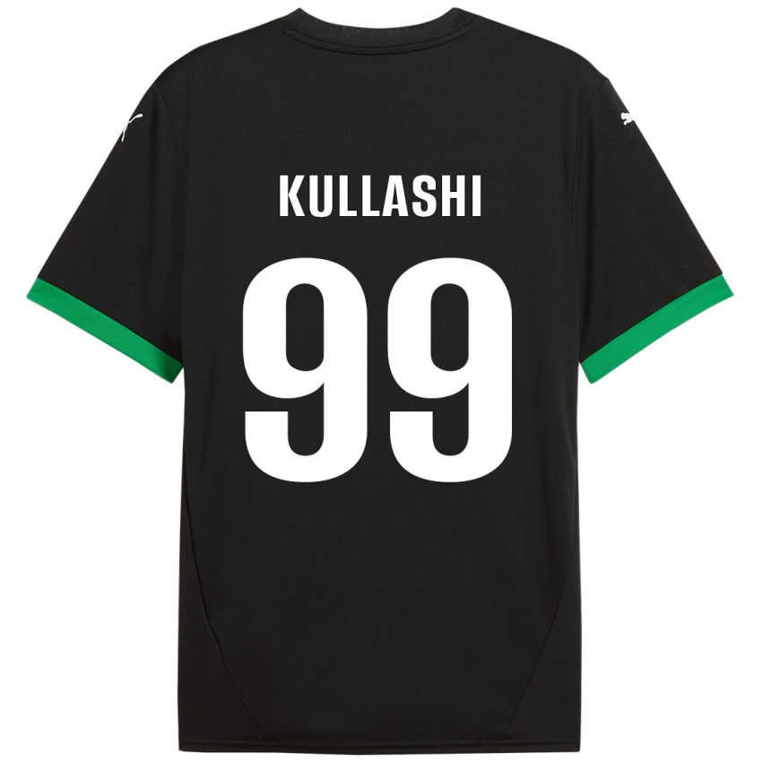 Niño Camiseta Loreta Kullashi #99 Negro Verde Oscuro 1ª Equipación 2024/25 La Camisa Argentina