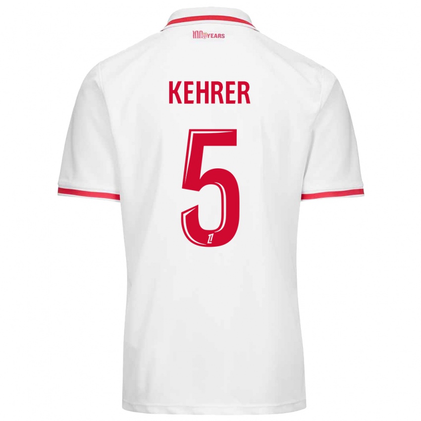 Niño Camiseta Thilo Kehrer #5 Blanco Rojo 1ª Equipación 2024/25 La Camisa Argentina