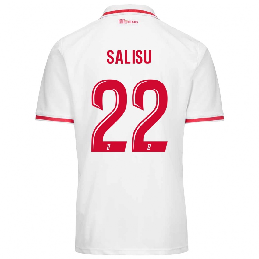 Niño Camiseta Mohammed Salisu #22 Blanco Rojo 1ª Equipación 2024/25 La Camisa Argentina