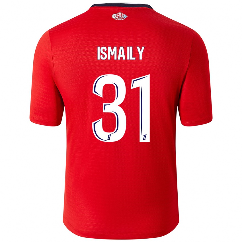 Niño Camiseta Ismaily #31 Rojo Blanco 1ª Equipación 2024/25 La Camisa Argentina