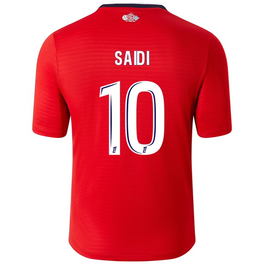 Niño Camiseta Rachel Saidi #10 Rojo Blanco 1ª Equipación 2024/25 La Camisa Argentina