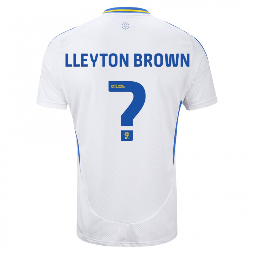 Niño Camiseta Lleyton Brown #0 Blanco Azul 1ª Equipación 2024/25 La Camisa Argentina