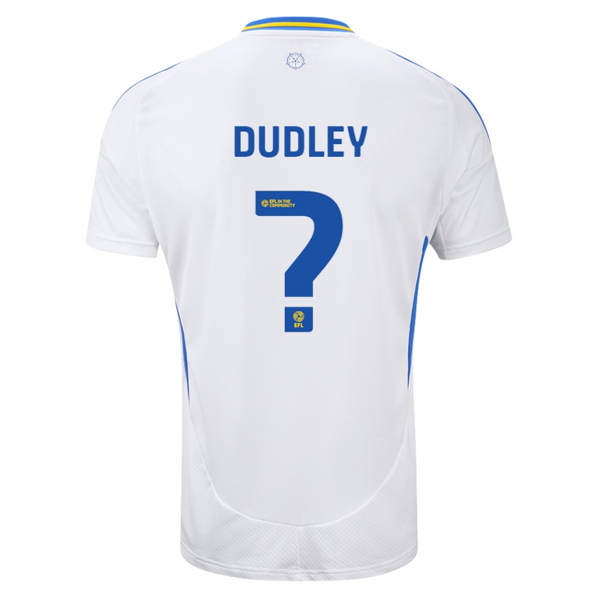 Niño Camiseta Louie Dudley #0 Blanco Azul 1ª Equipación 2024/25 La Camisa Argentina