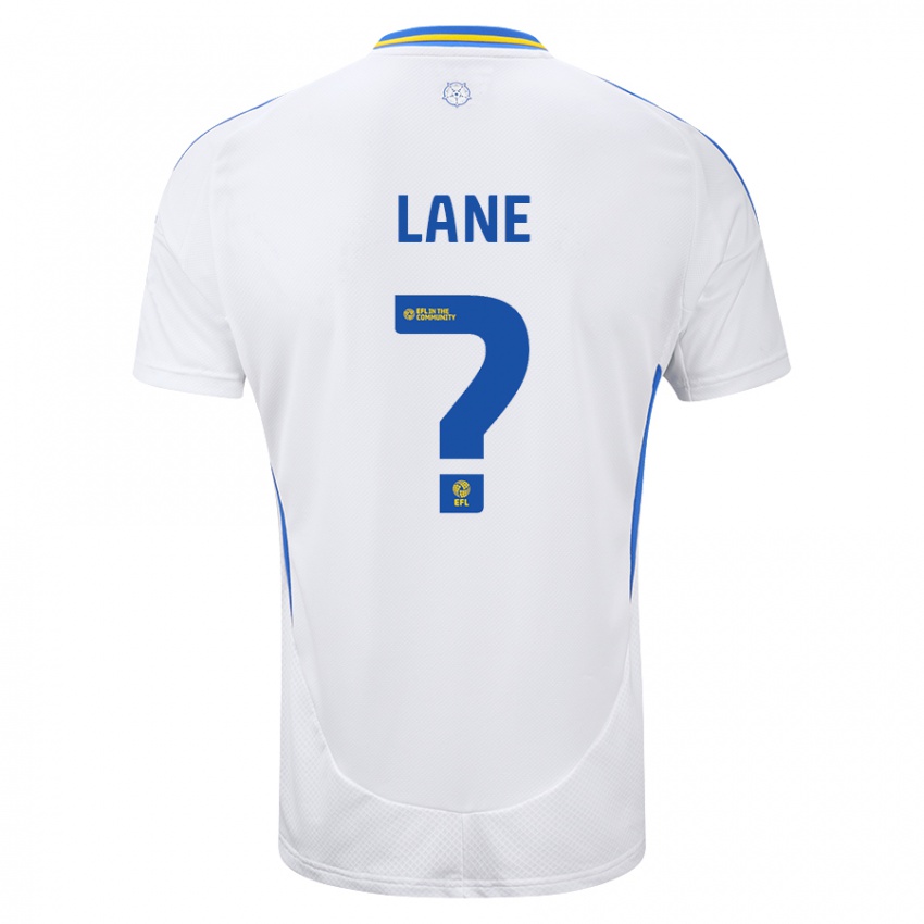 Niño Camiseta Freddie Lane #0 Blanco Azul 1ª Equipación 2024/25 La Camisa Argentina