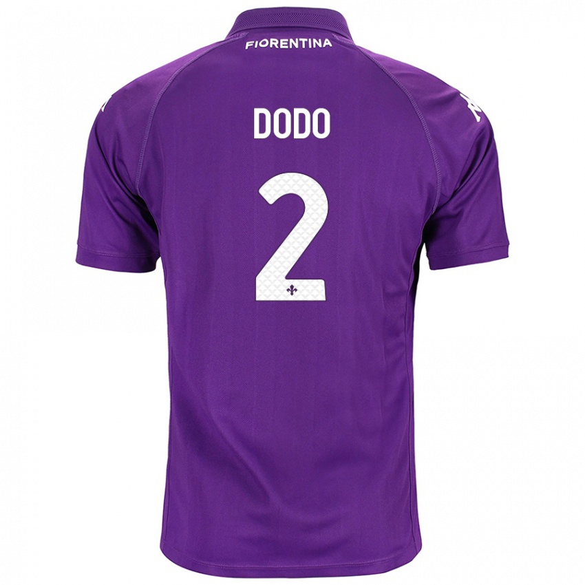 Niño Camiseta Dodô #2 Morado 1ª Equipación 2024/25 La Camisa Argentina