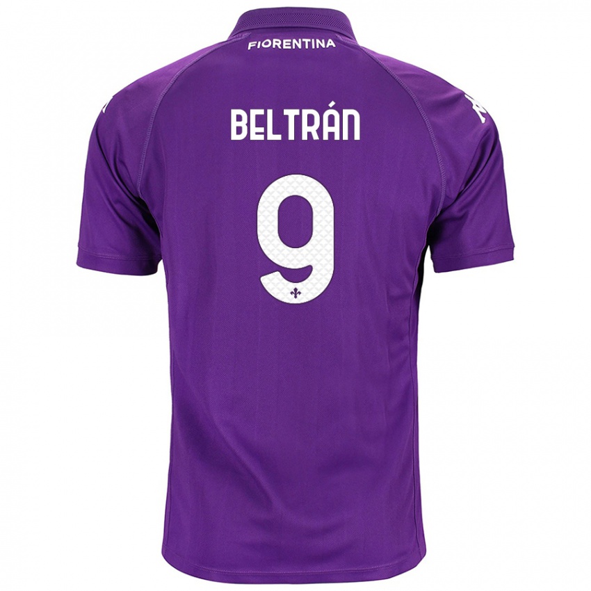 Niño Camiseta Lucas Beltrán #9 Morado 1ª Equipación 2024/25 La Camisa Argentina