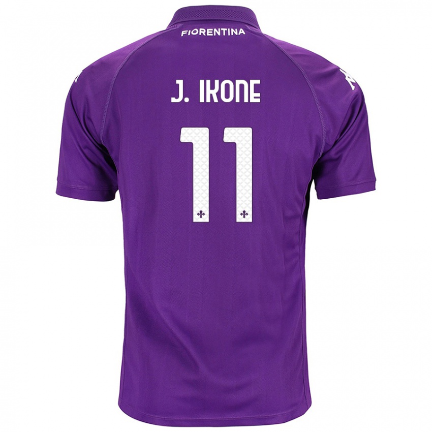 Niño Camiseta Jonathan Ikoné #11 Morado 1ª Equipación 2024/25 La Camisa Argentina