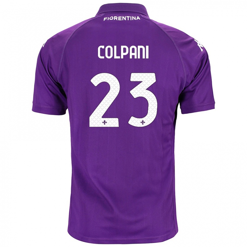 Niño Camiseta Andrea Colpani #23 Morado 1ª Equipación 2024/25 La Camisa Argentina